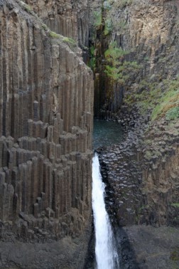 The view from the trail-side of the falls was mediocre at best.