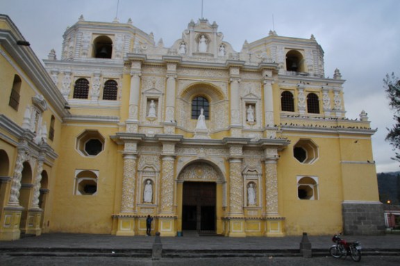 Colorful churches add to Antigua's charm.