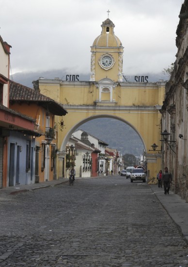 This arch was originally built so nuns could cross above the street without being seen.