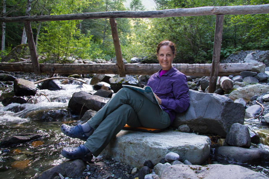 Enjoying Downtime at Maple Creek Camp